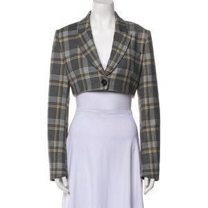 Elleme Checked Cropped Blazer size 34